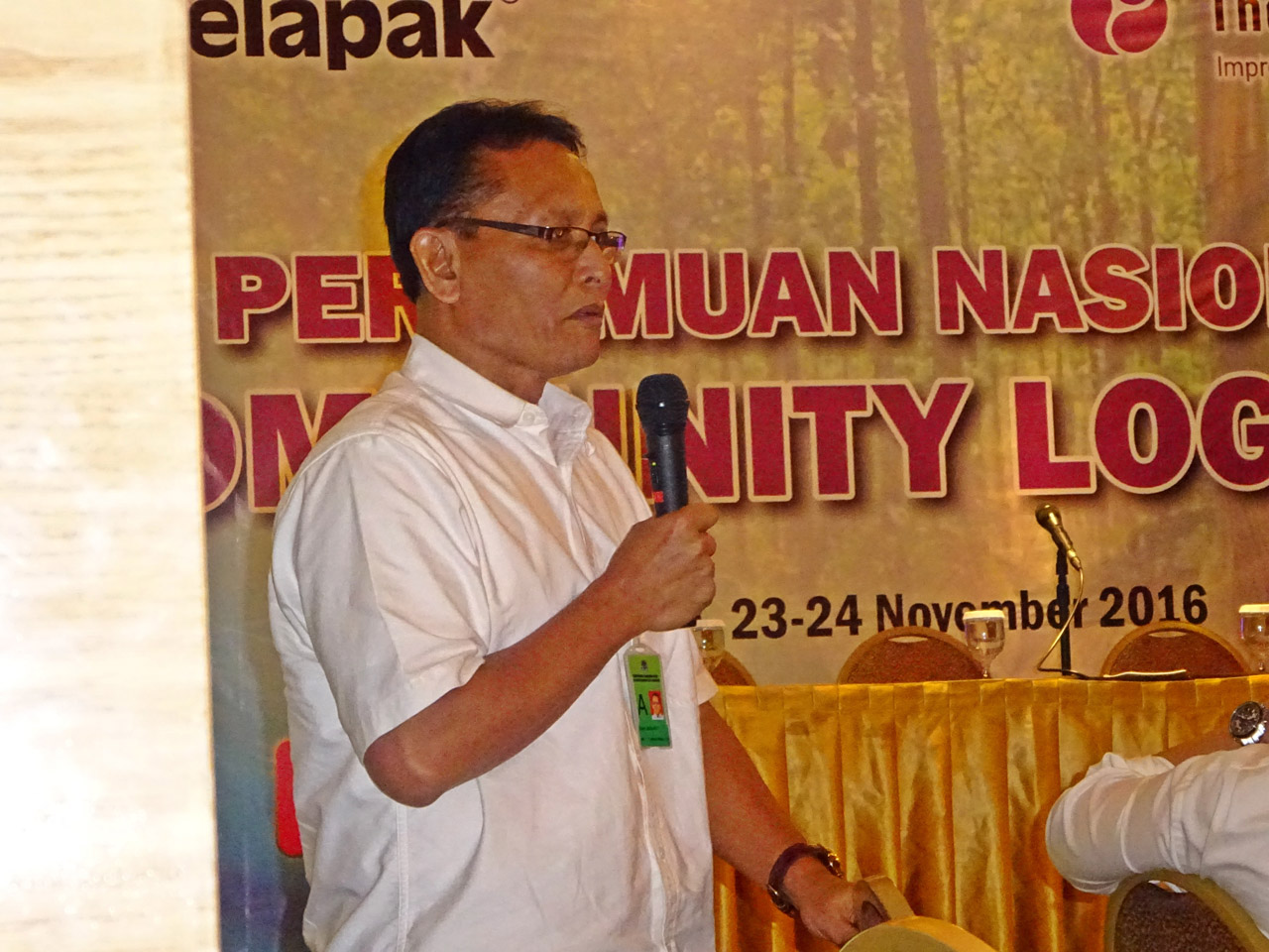Drs. Suwanto,MM, dari Badan Layanan Umum Pusat Pembiayaan Pembangunan Hutan (BLU Pusat P2H)